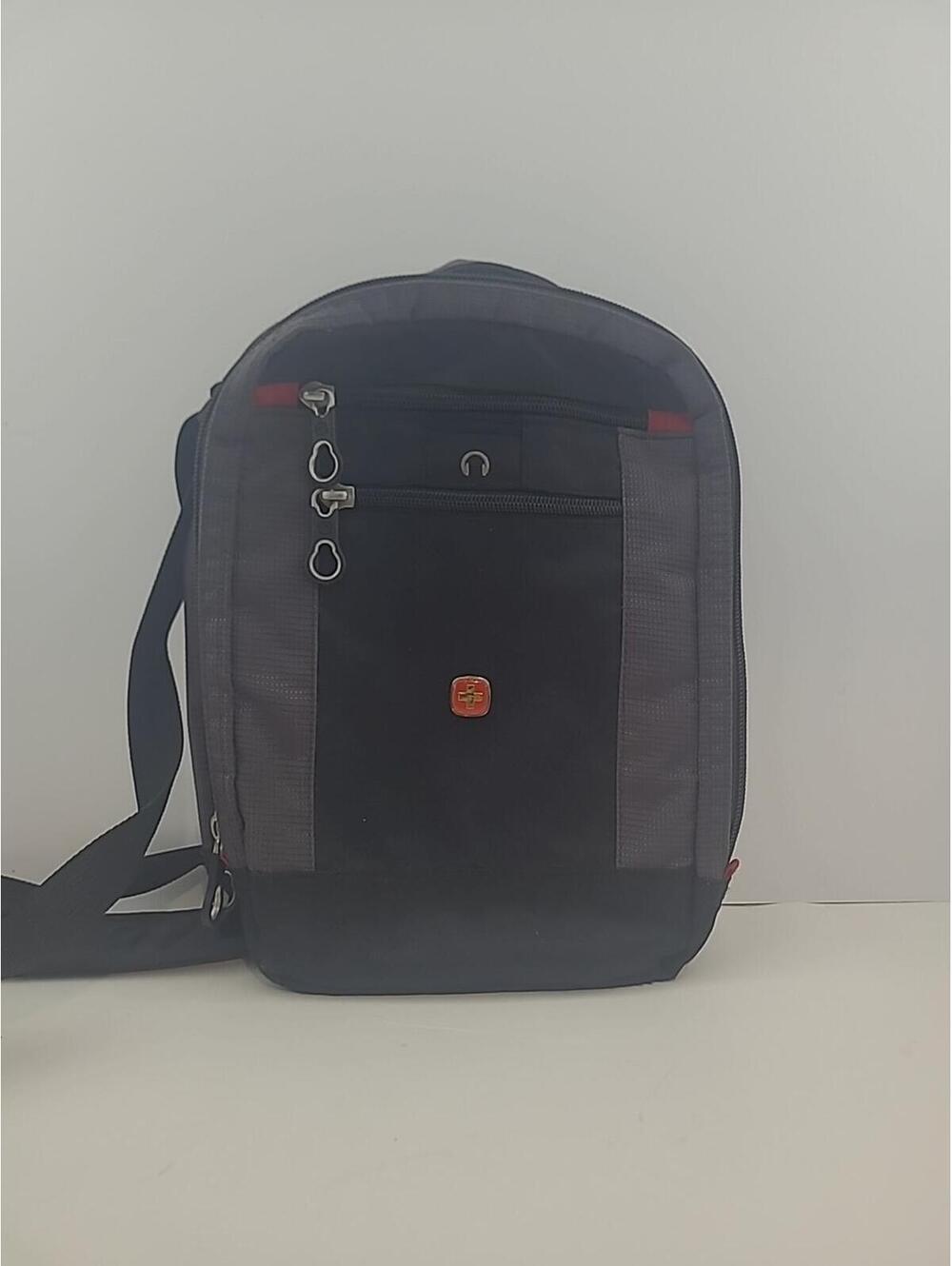 SWISSGEAR SA1092 VERTICAL BOARDING BAG ADJUSTABLE STRAP BLACK/GRAY Travel